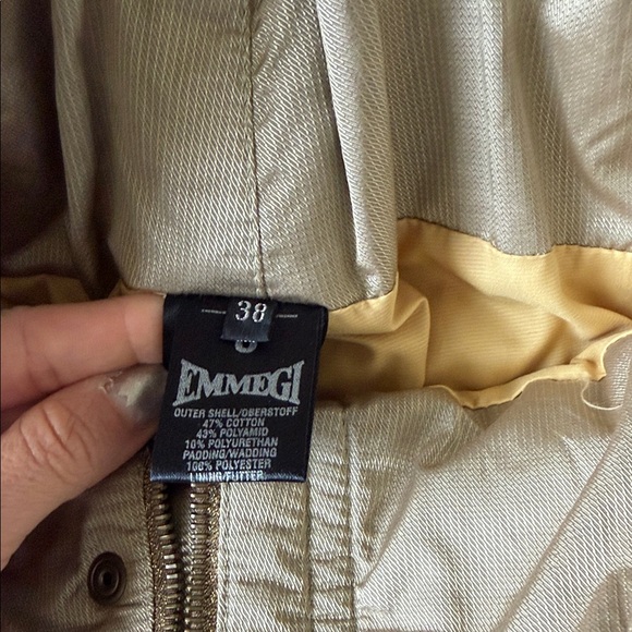 Vintage emmegi Tan Hooded Winter Jacket and Pants Set - Picture 8 of 16